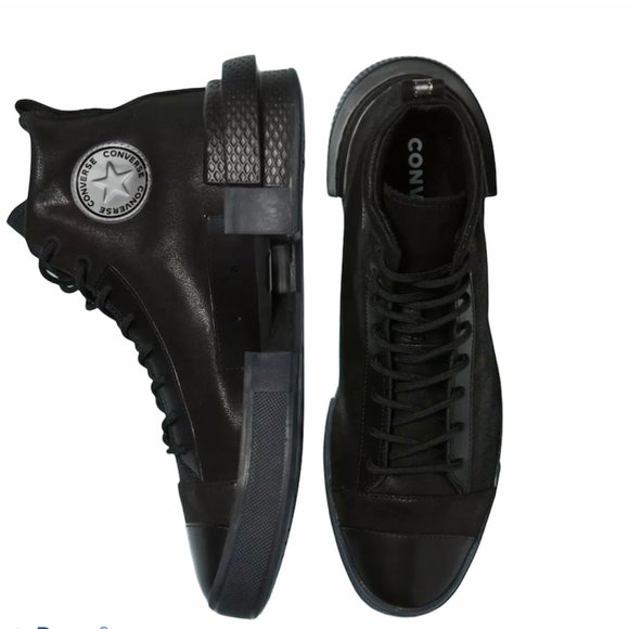 💖MEGA SALE💖Converse 169459C ALL STAR DISRUPT CX High Suede Canvas Black Women - Picture 11 of 13